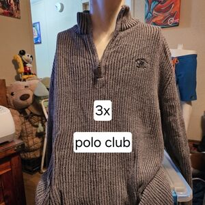 Polo club pull over